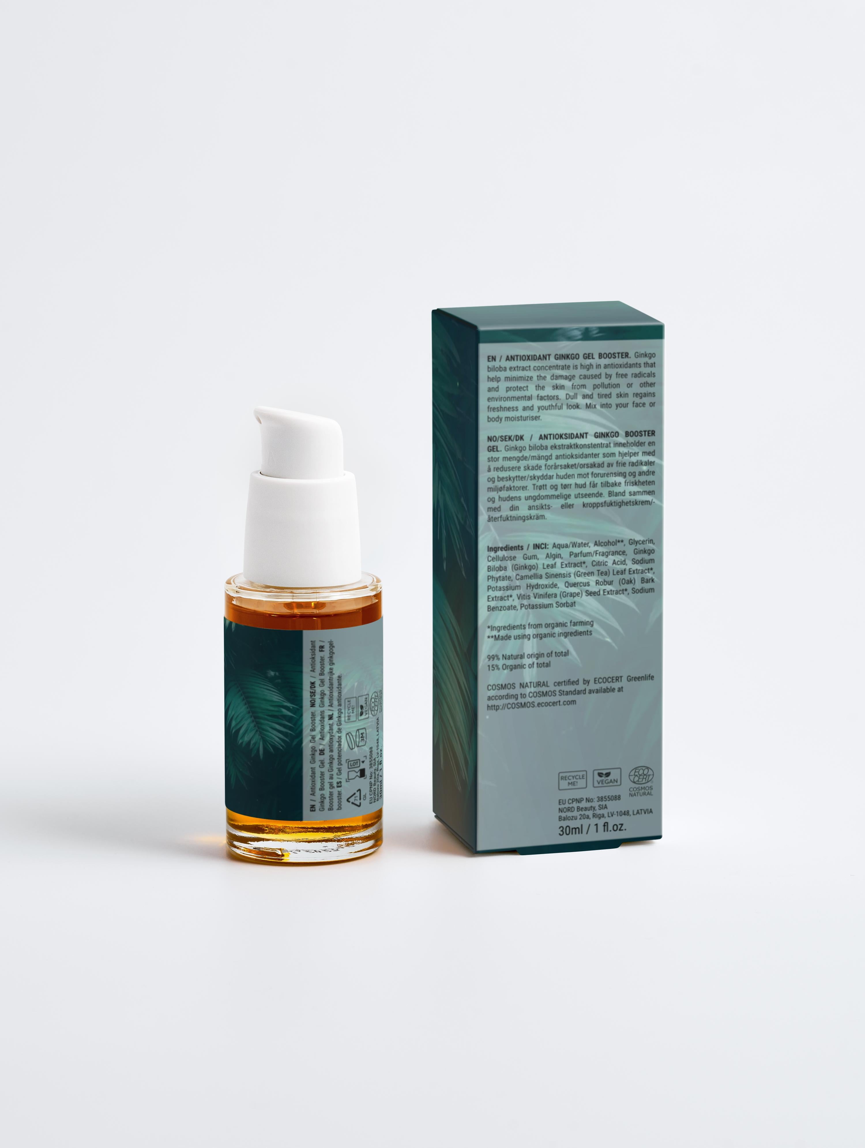 Antioxidant Ginkgo Gel Booster